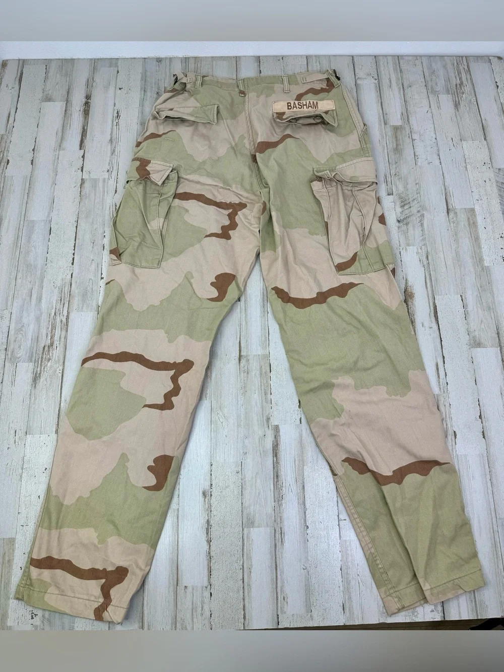 US Army Pant Mens 32x34 Camo Cargo Tapered Military Uniform Combat